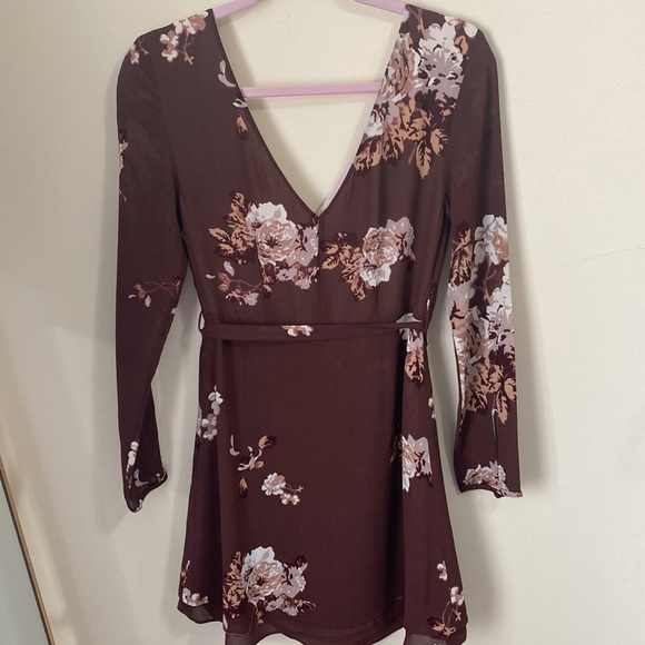 NWT Aritzia Little Moon Cordata Dress In Bronze Blush/Birch Size 2 - Picture 6 of 8